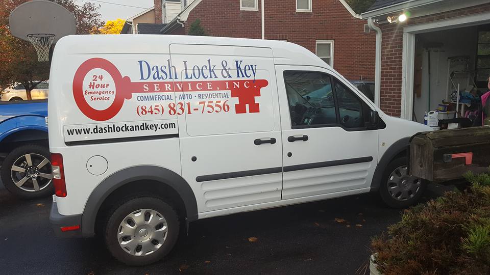 Our official Dash Lock & Key van providing 24-hour locksmith services near you.